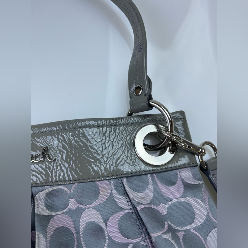 Coach Ashley Grey Monogram Crossbody with Sling N239-15 - Picture 3 of 10